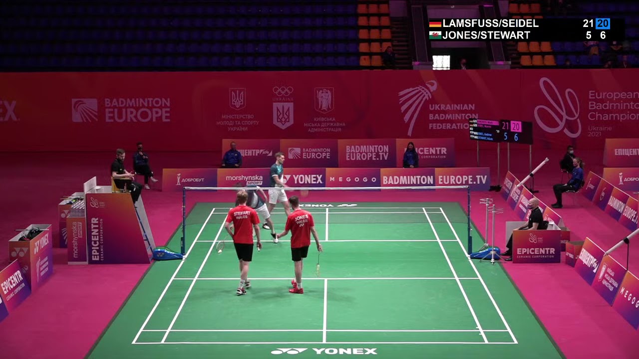 Match point - Mark LAMSFUSS / Marvin SEIDEL vs Andrew JONES / Adam STEWART - MD R32 #EBC21​​​​​