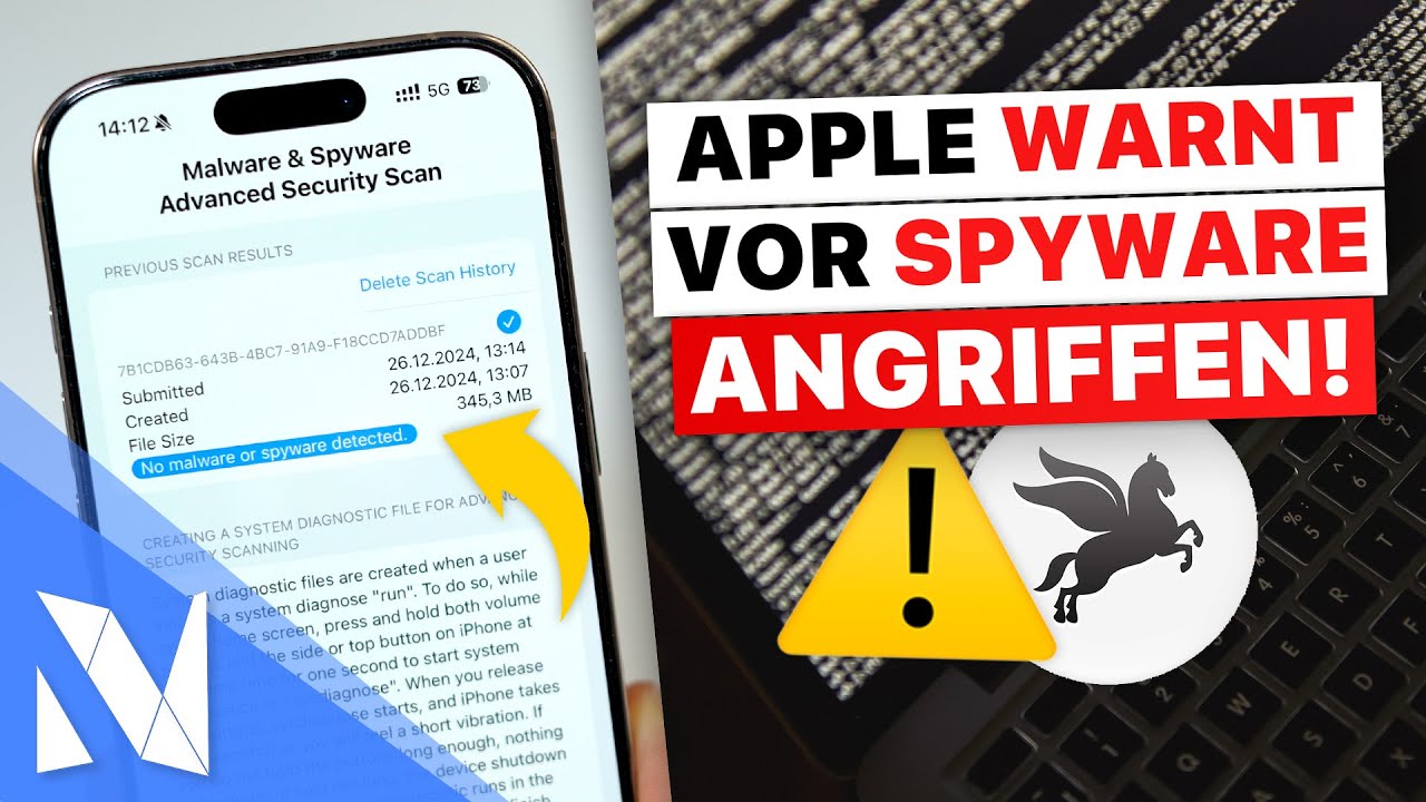 Apple warnt vor Pegasus Spyware-Angriffen - JETZT sch&uuml;tzen! | Nils-Hendrik Welk