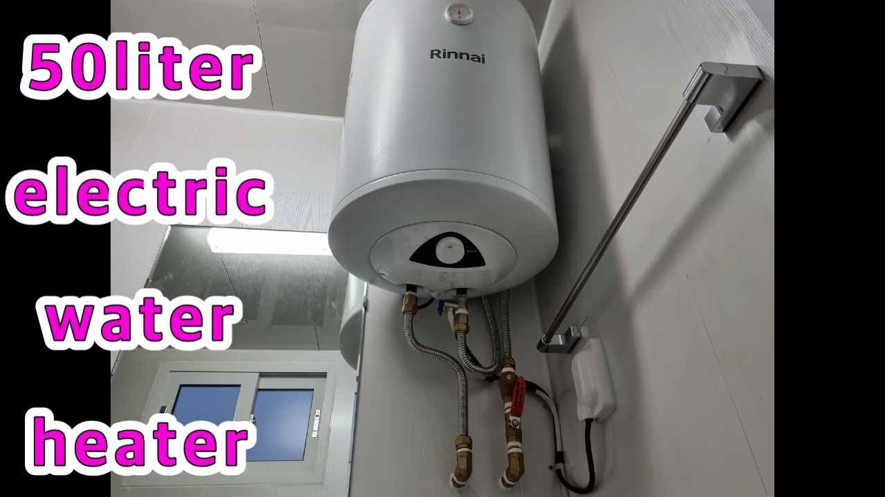 Electric Water Heater Installation  /  50리터 전기 온수기 설치