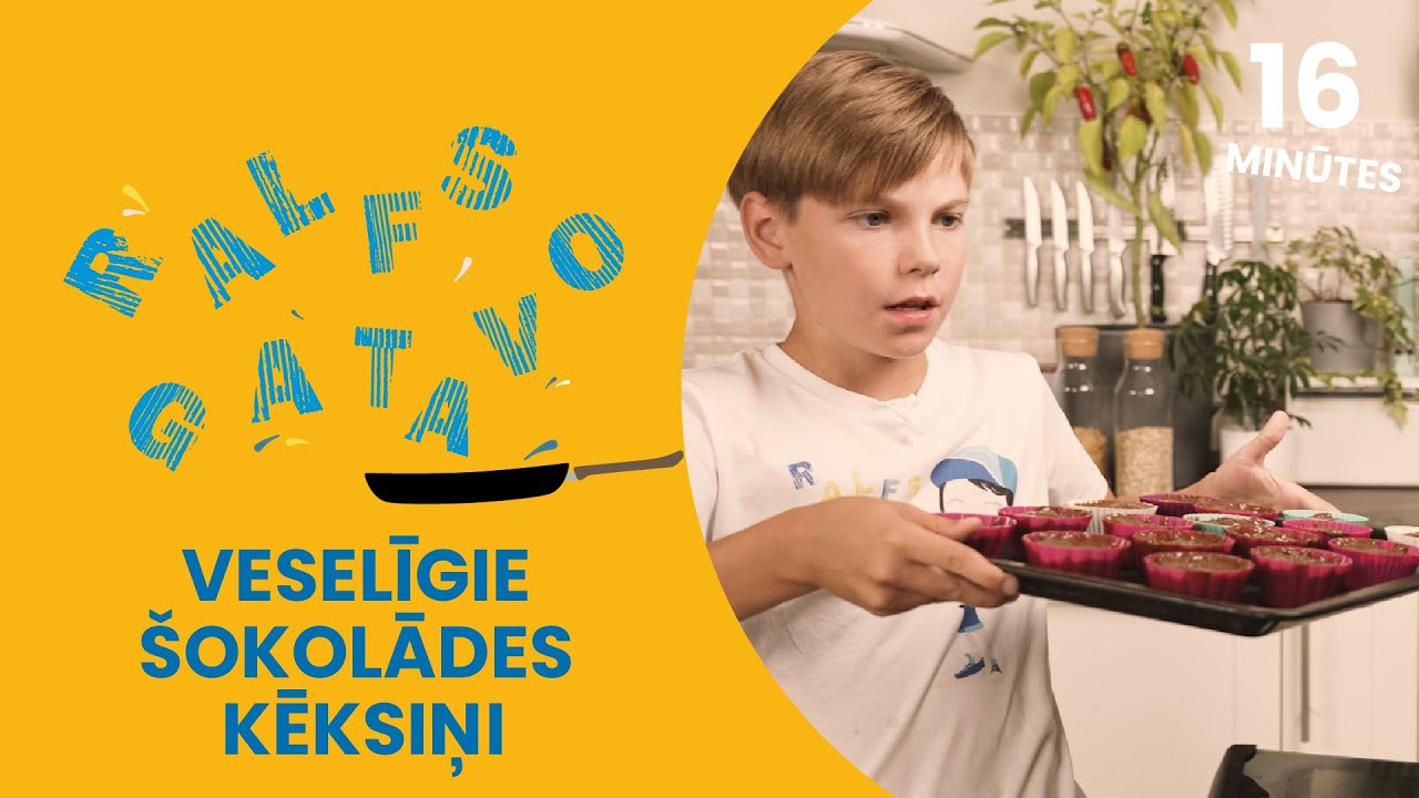 RALFS GATAVO | Veselīgie šokolādes kēksiņi | 7.sezona 2.sērija