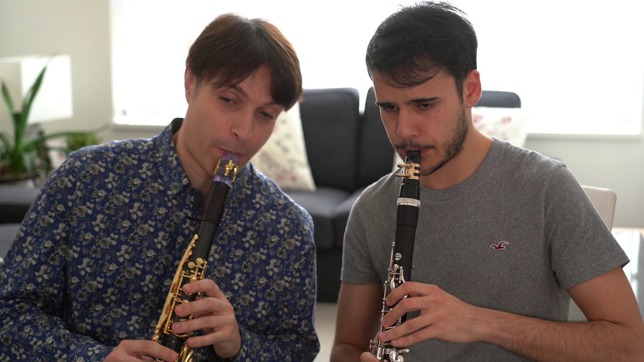 Sicilienne Opus 78 by Gabriel Fauré. Jose Franch-Ballester & Bernardino Assunçao, clarinets. #WithMe