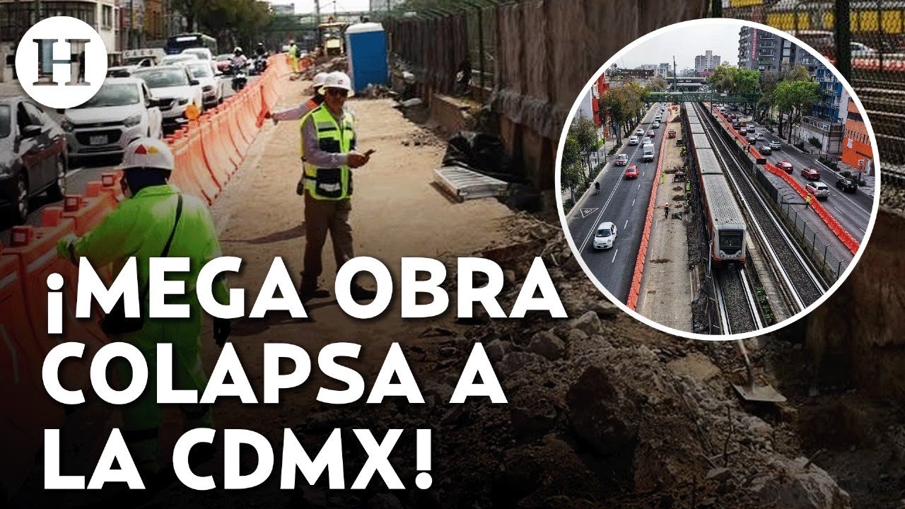 &iexcl;Caos vial en CDMX! Arranca construcci&oacute;n de mega obra elevada sobre Calzada San Antonio Abad