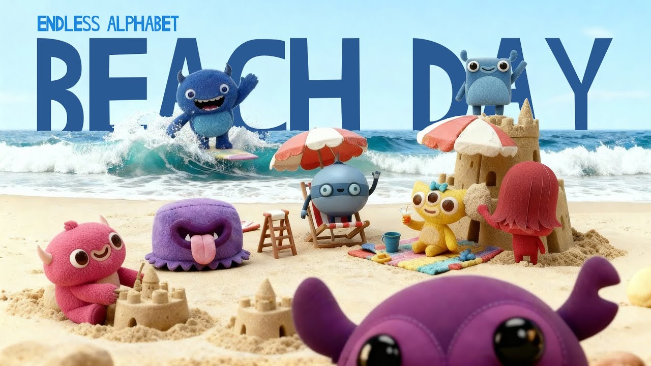 A Day at the Beach | Endless Alphabet Adventure Vol.2