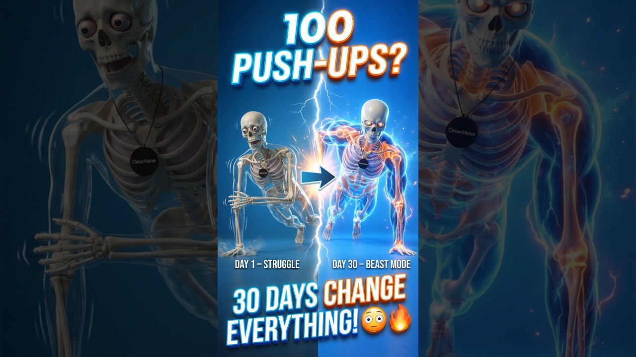What happens if you do 100 push-ups every day for 30 days?🤯 #shorts
