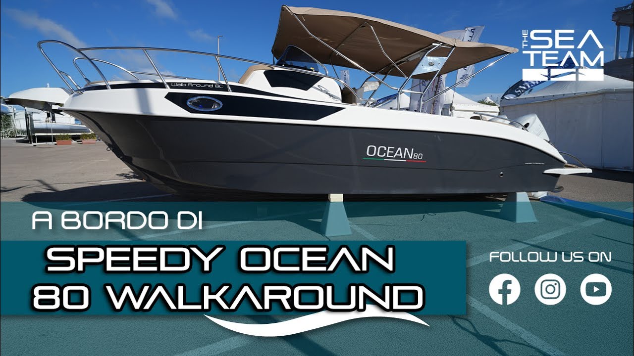 A bordo di Speedy Ocean 80 Walkaround