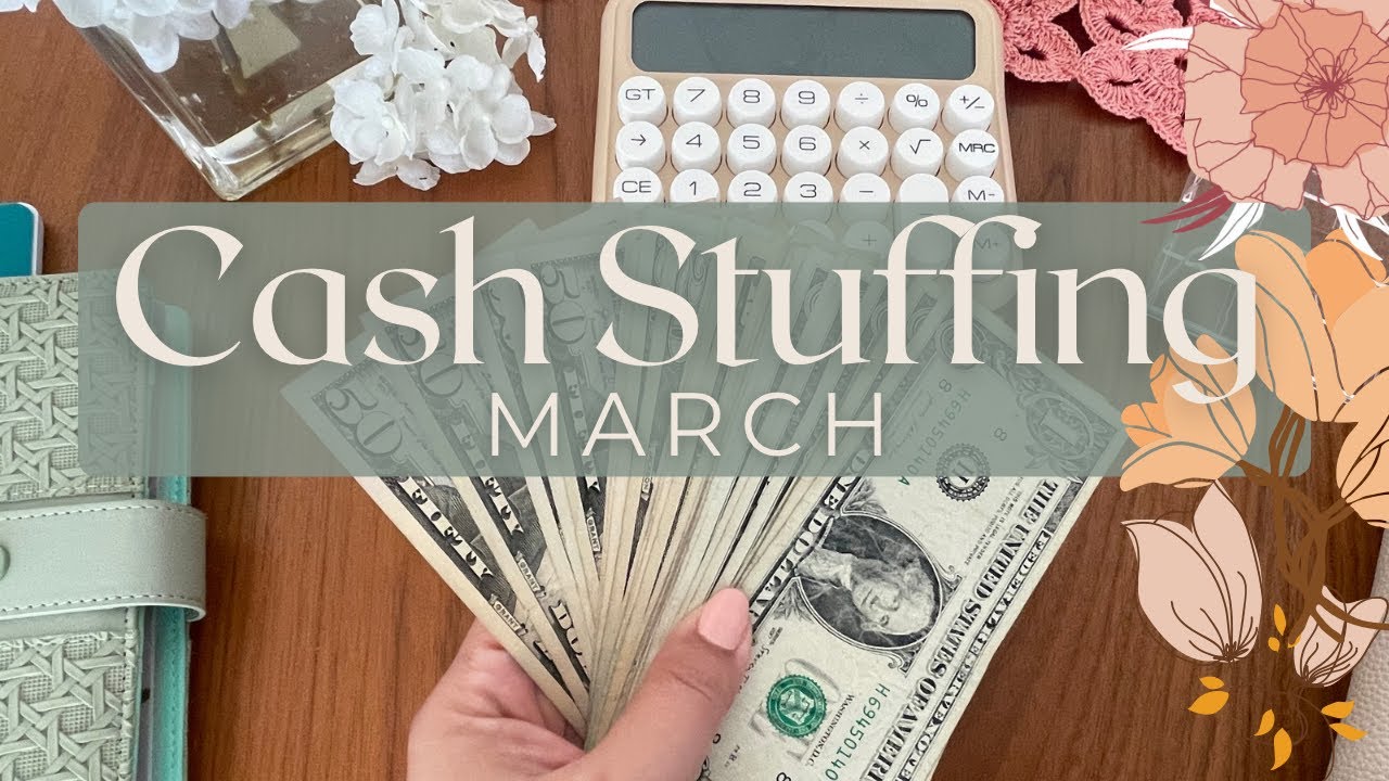 March Cash Stuffing | $482 - working with a tight budget 