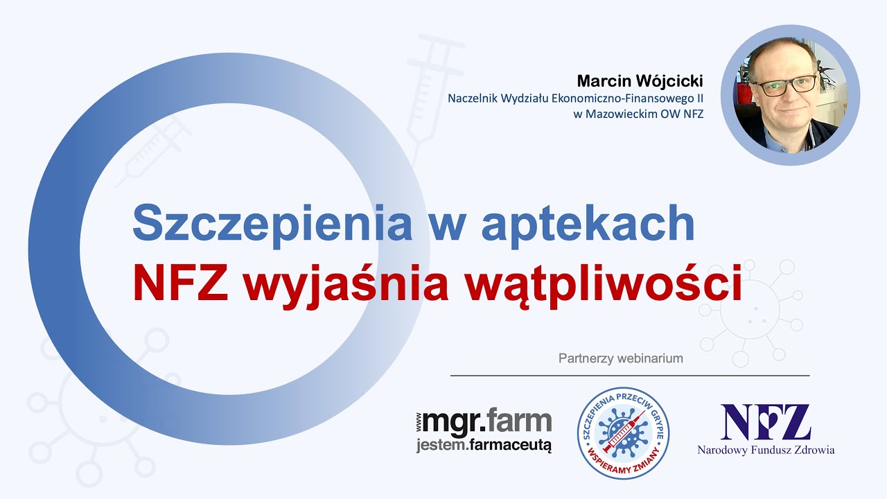 Szczepienia w aptekach. NFZ wyjaśnia wątpliwości