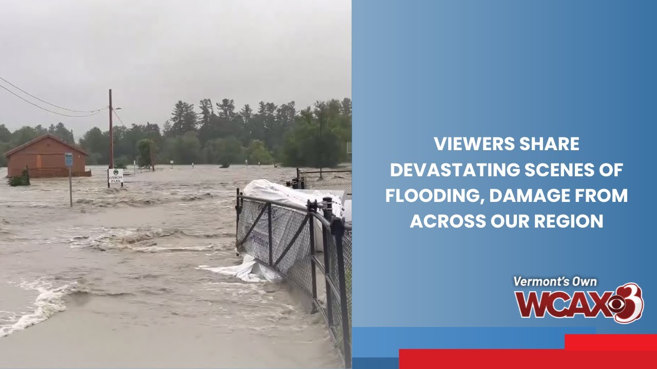 Viewers share devastating scenes of flooding, damage across our region