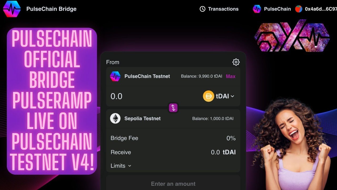 Pulsechain Official Bridge PULSERAMP Live On Pulsechain Testnet V4!