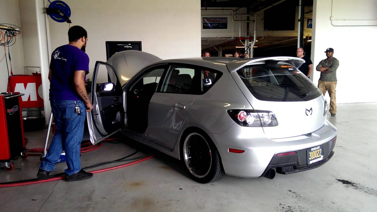 Bnr Stage 1 mazdaspeed 3 dyno at je import perform