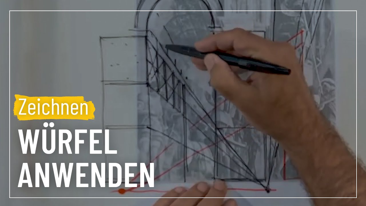 Zeichnen lernen mit Würfeln - Anwendung und Analyse | Sehen & Gestalten #21 mit Yadegar Asisi