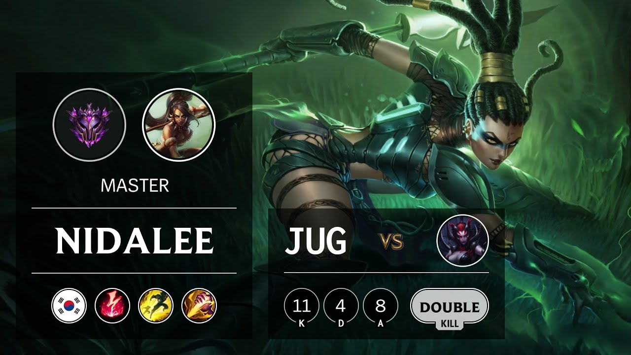 Nidalee Jungle vs Elise - KR Master Patch 9.12