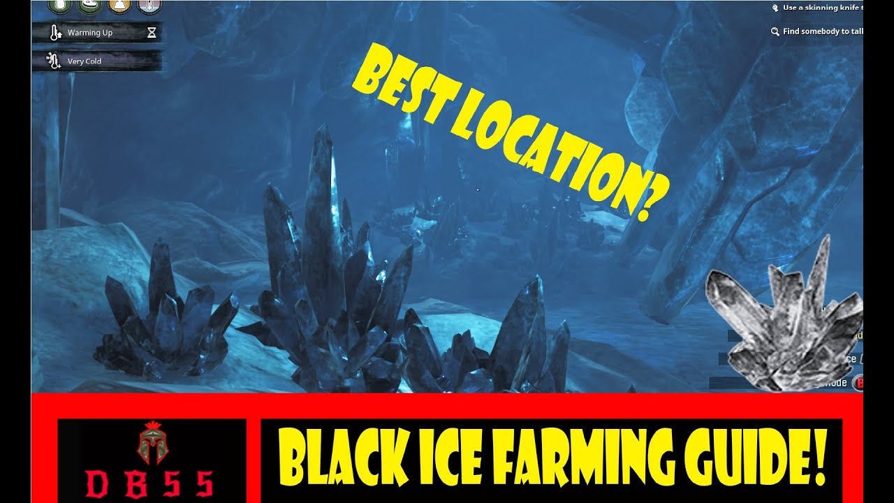 Conan Exiles How to farm Black Ice guide and location!