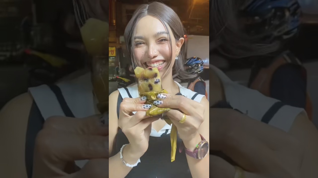 Sticky Rice Banana Sweet 🍌Thai Street Food. 