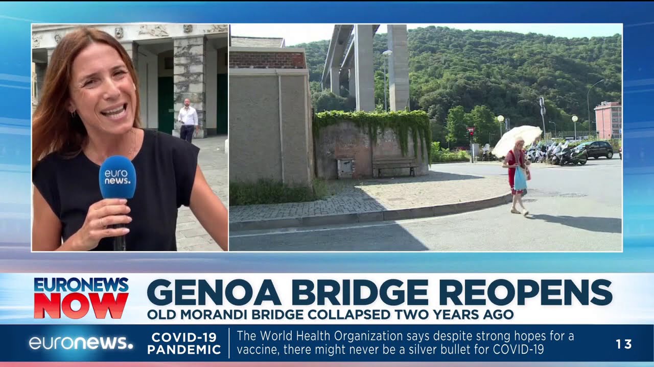 Italy to reopen new Genoa bridge two years after fatal tragedy