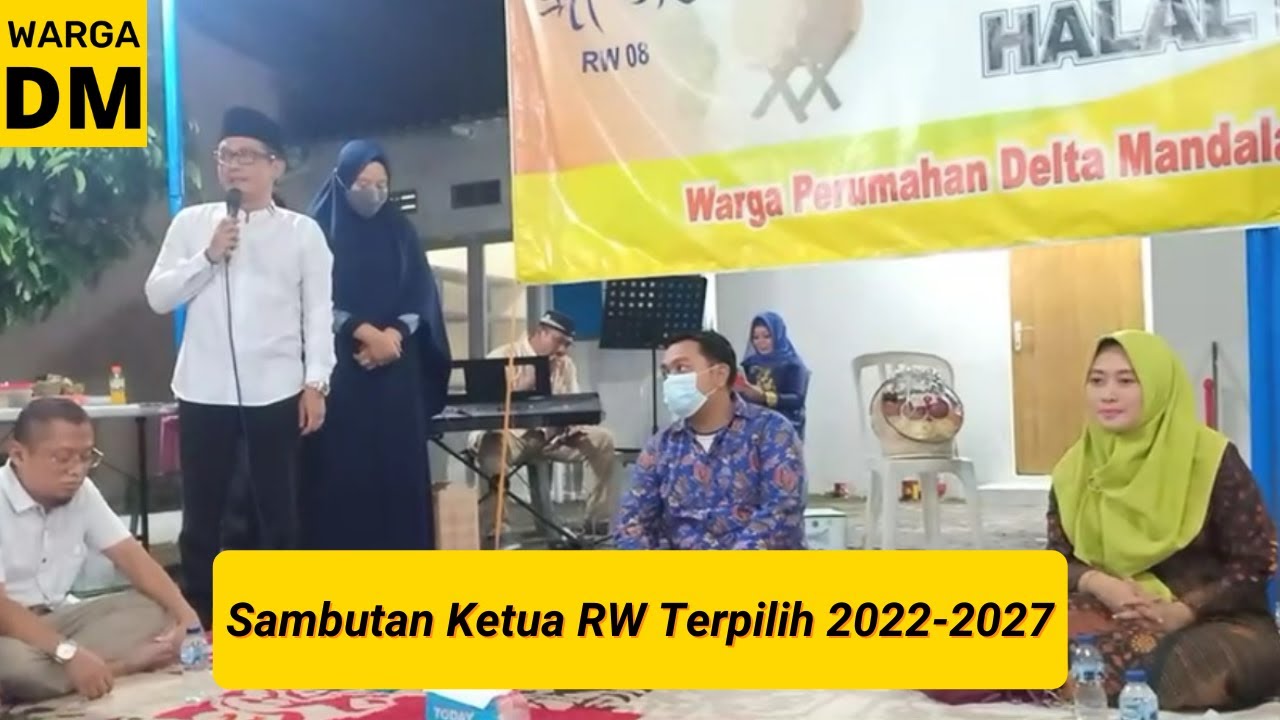 4. Sambutan Ketua RW Terpilih 2022-2027