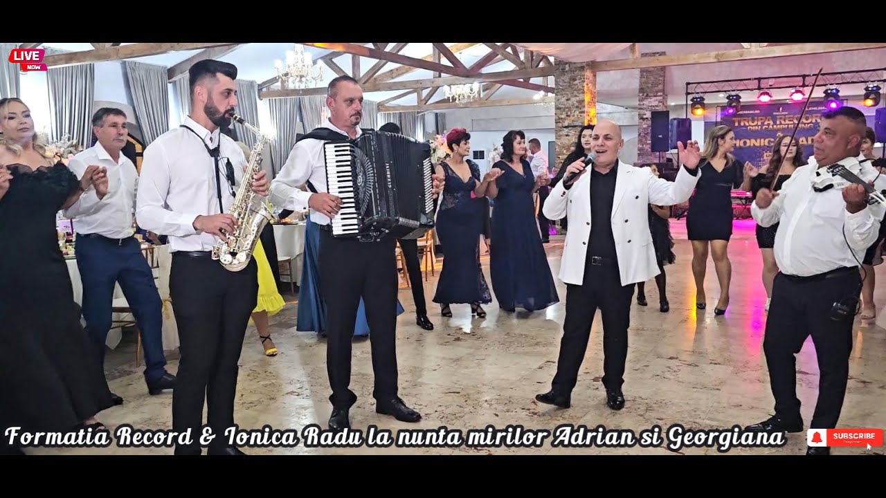 Ionica Radu si Formatia Record la nunta mirilor Adrian si Georgiana