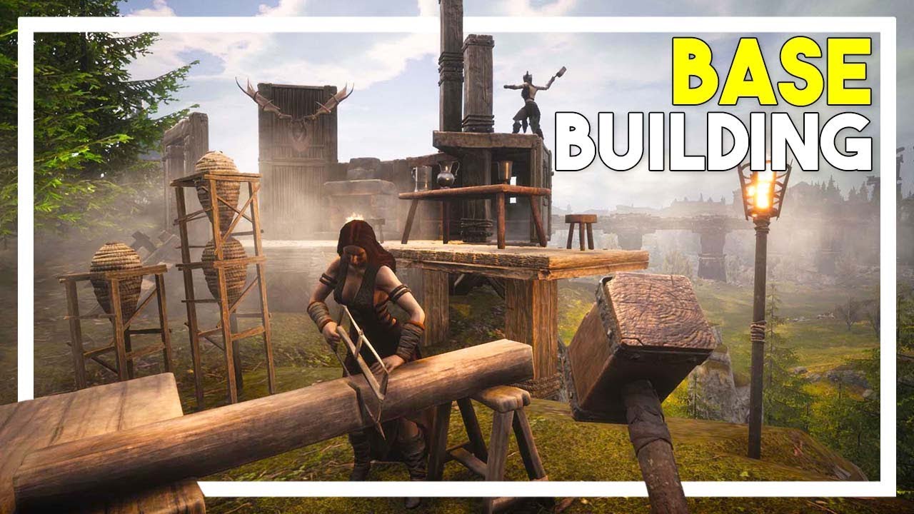 Conan Exiles Gameplay - Part 2: Building Home Base!