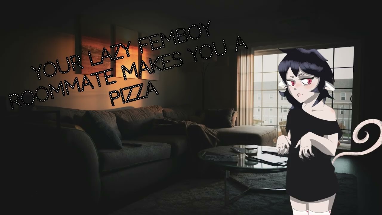 [ASMR] Your Lazy Femboy Roommate Makes You A Pizza