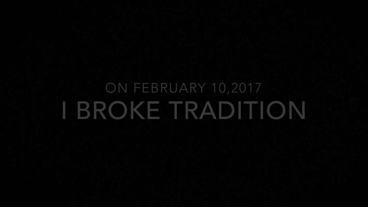 Breaking traditions (proposing to HIM)