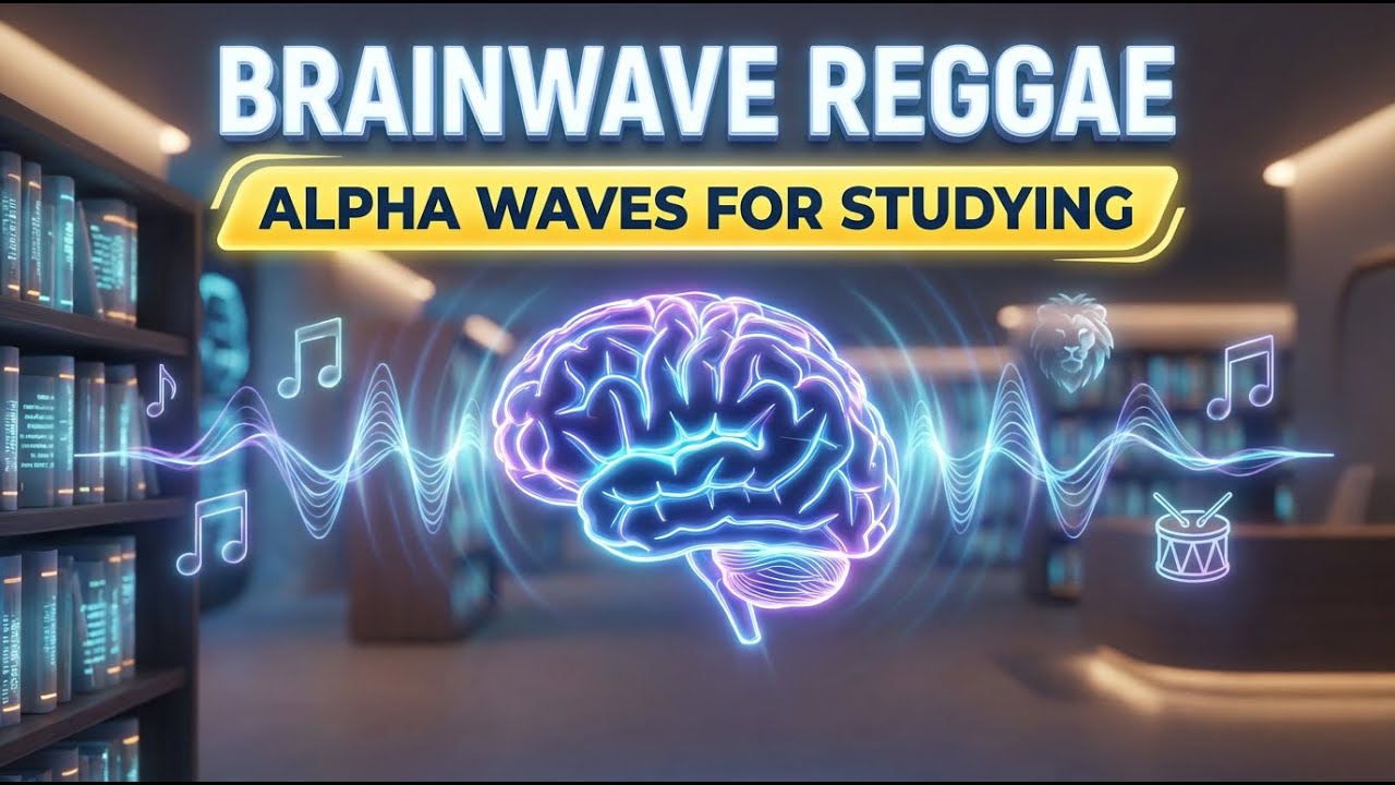 Super Learning Reggae 🧠 Alpha Waves for Focus & Memory | Study Music (No Vocals)