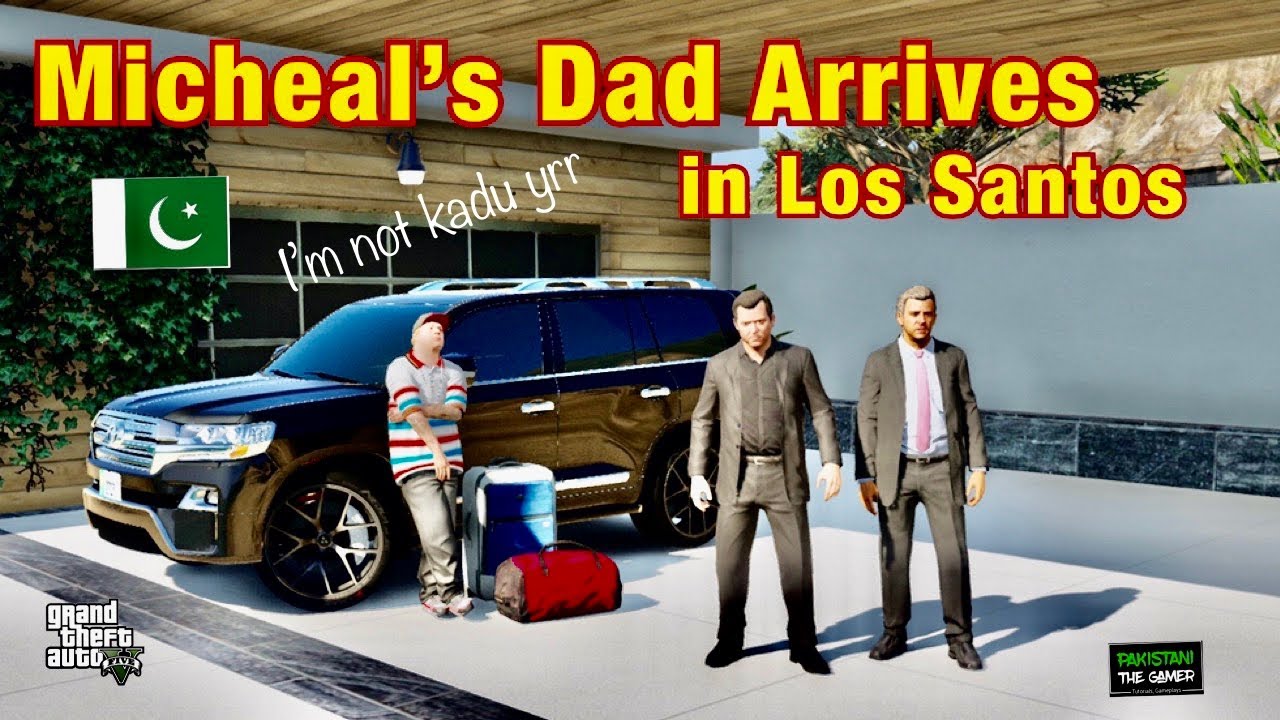 GTA 5 Pakistan | Micheal's Dad Arrives in Los Santos | Toyota Land Cruiser VXR | Urdu