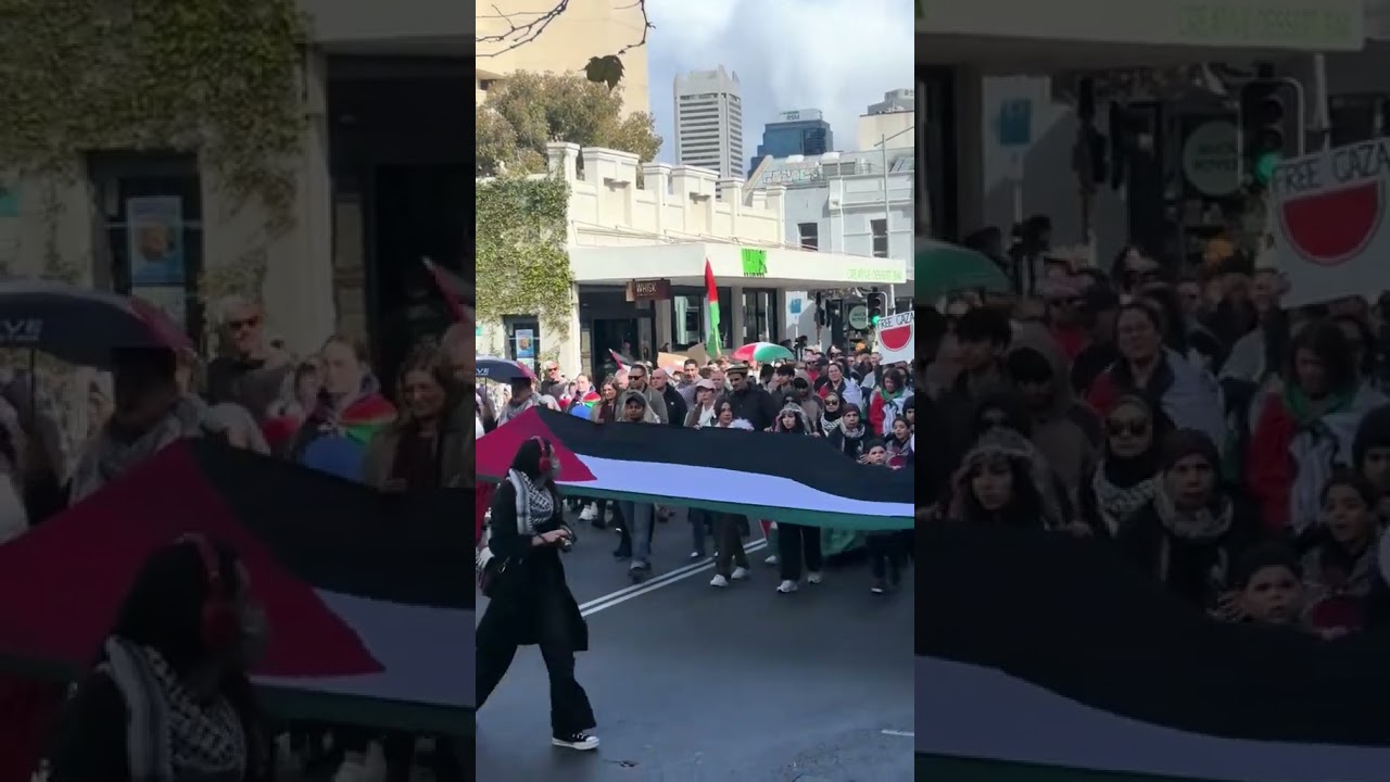The National March for Palestine #perth #palestine #protest