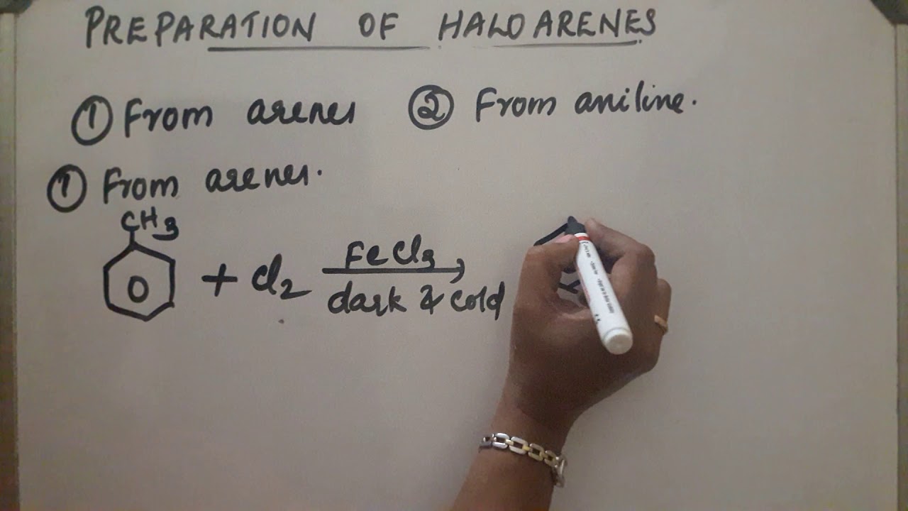 PREPARATION OF HALO ARENES