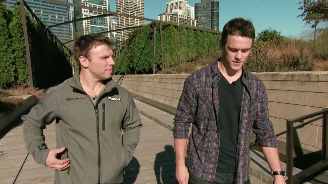 Jonathan Toews & PJ Stock in Chicago