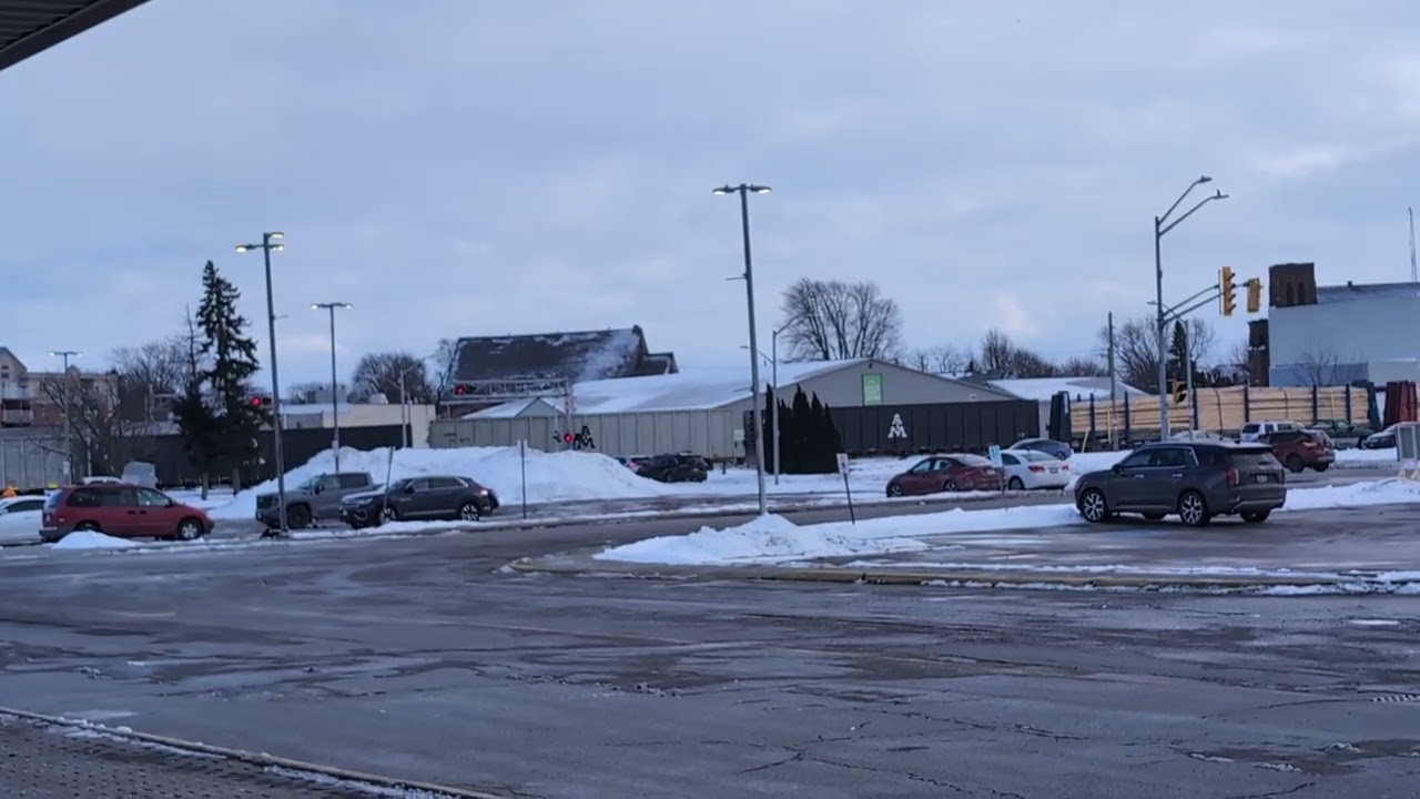 CPKC 230 in downtown Chatham. Jan 22, 2026