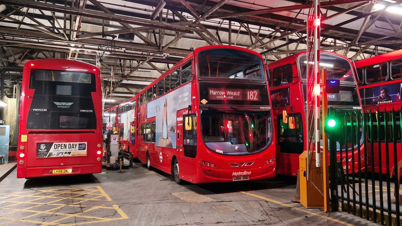 BUSES AT HARROW WEALD