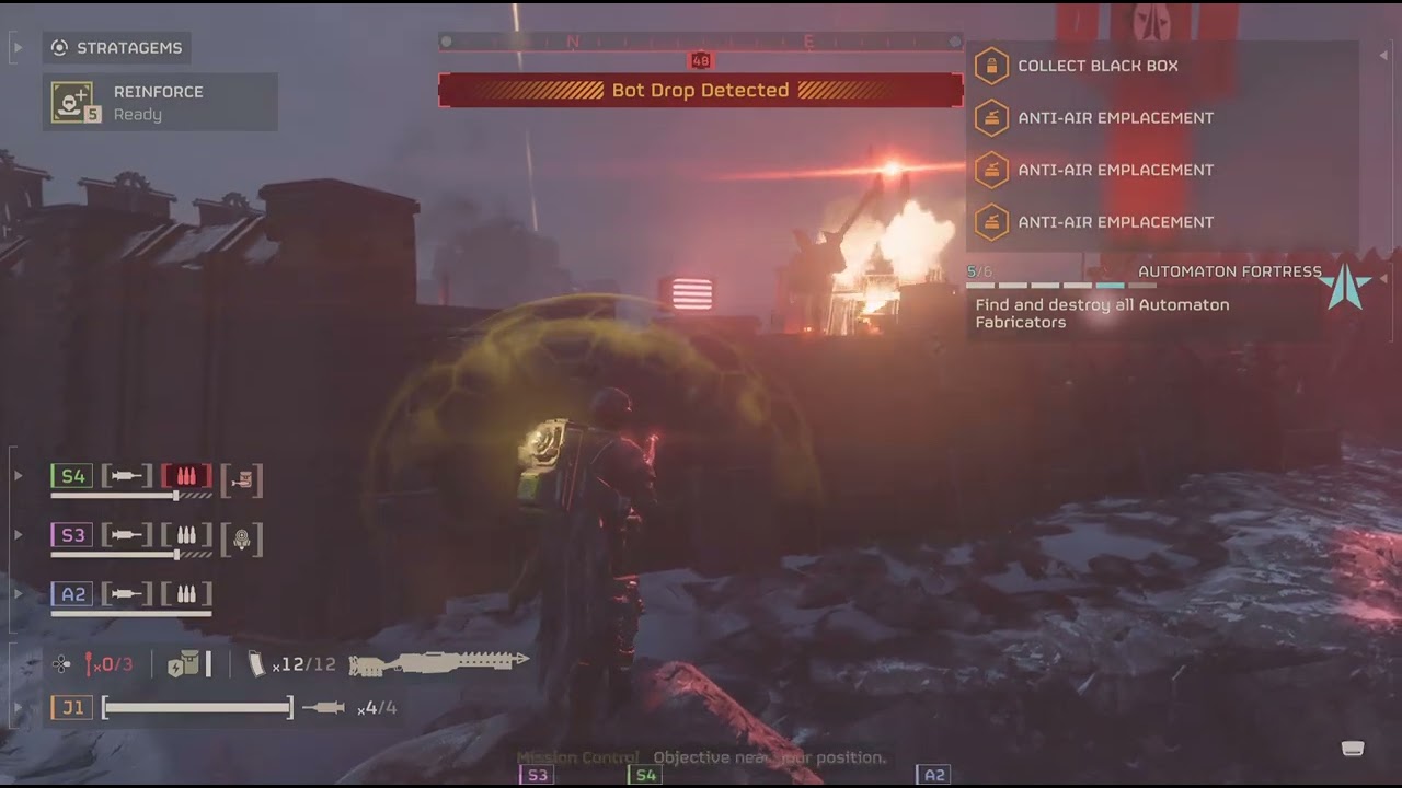 HELLDIVERS 2 2 Command Mission Behind the enemy Lines Super Helldive difficulty no death