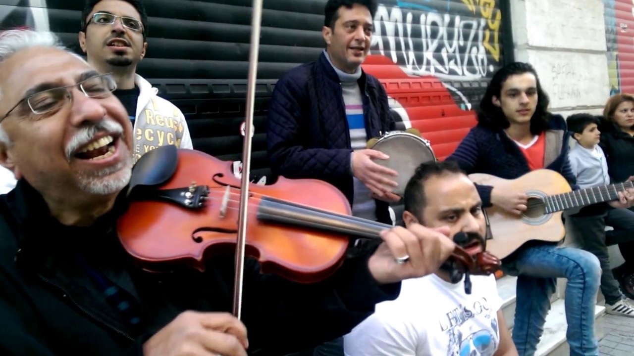 Munzer Sheikh Alkar(Violin)&Jemal Shber-Habibi Nour el Ein&C'est La Vie-Istiklal-İstanbul(2017)
