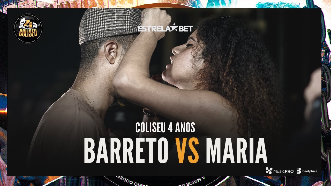 (O BEIJINHO QUE FALTAVA 💋) BARRETO (SP) X MARIA (SP) - BATALHA DO COLISEU - COLISEU 4 ANOS