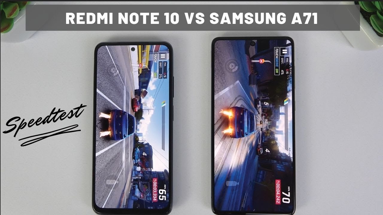 Xiaomi Redmi Note 10 vs Samsung Galaxy A71 | Fingerprint Test, SpeedTest, Camera Comparison