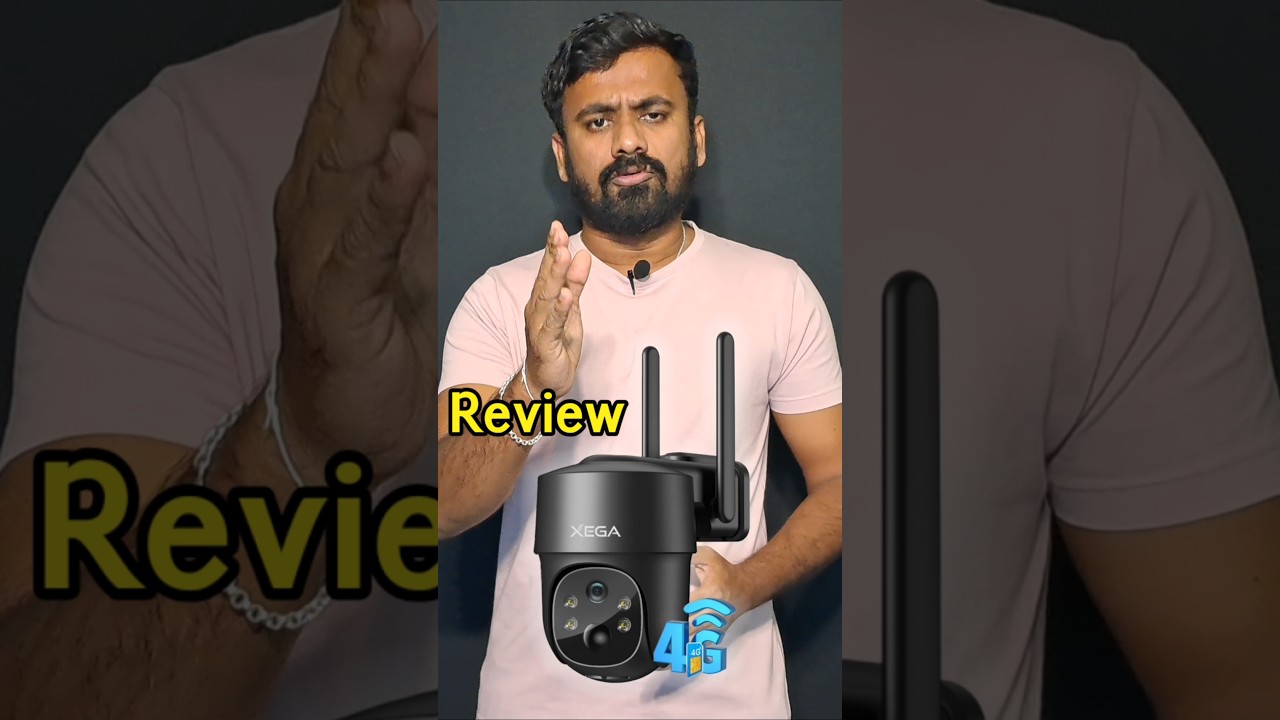Xega 4G LTE Cellular Security Camera Solar With SIM Card | Xega Outdoor Security Camera Review