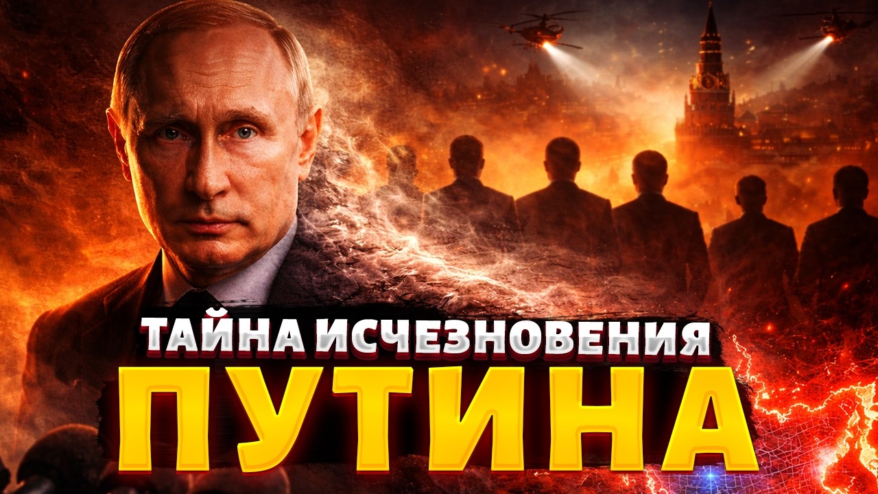 Путин НЕОЖИДАННО ПРОПАЛ! СМОТРИТЕ, что случилось на самом деле. Вся ПРАВДА об ИСЧЕЗНОВЕНИИ