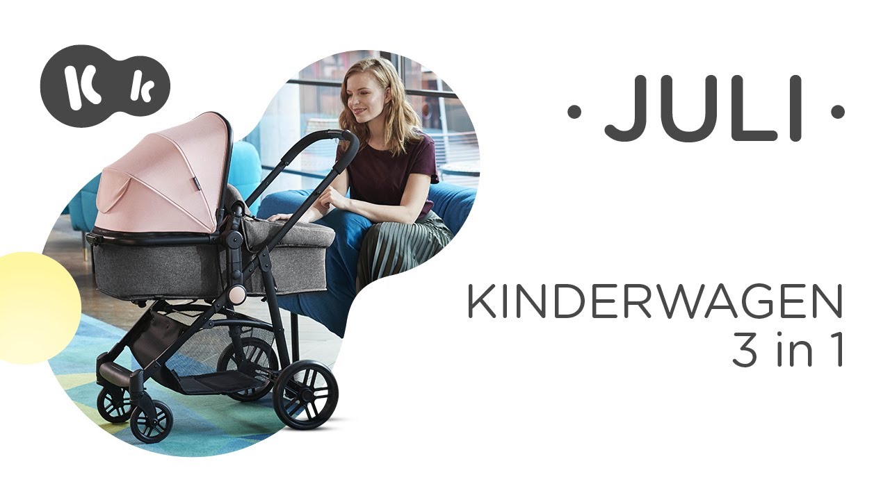 JULI 3 in 1-Kinderwagen von Kinderkraft  |  mit Kindersitz