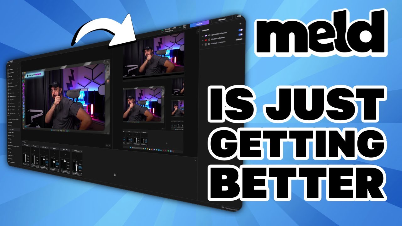 Amazing Meld Studio New Multi Canvas Streaming Solution!!