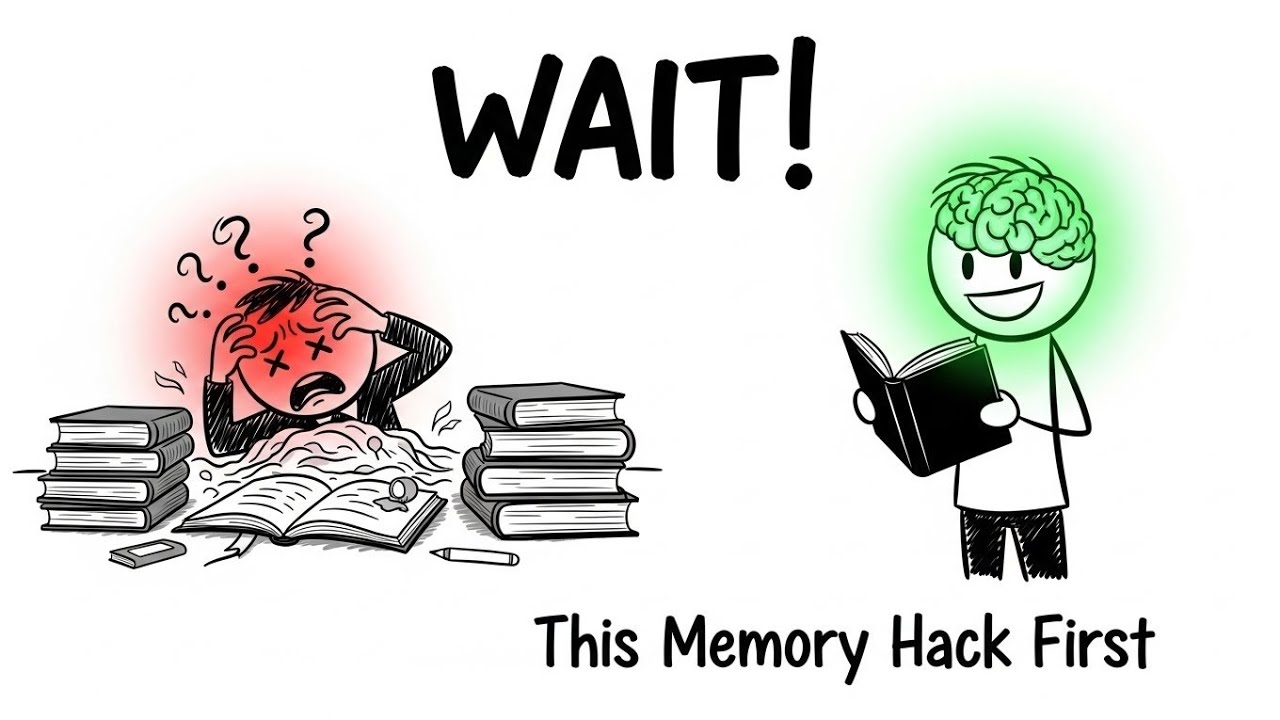 Don’t Open Your Book Until You Watch This (Memory Hack)