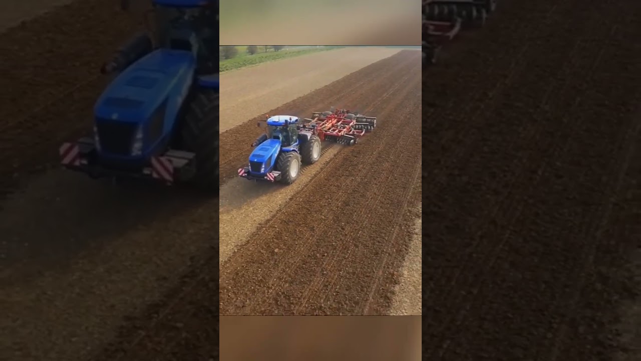 The New Holland T9.560 tractor, teamed with Besson tools, makes soil preparation quick and easy