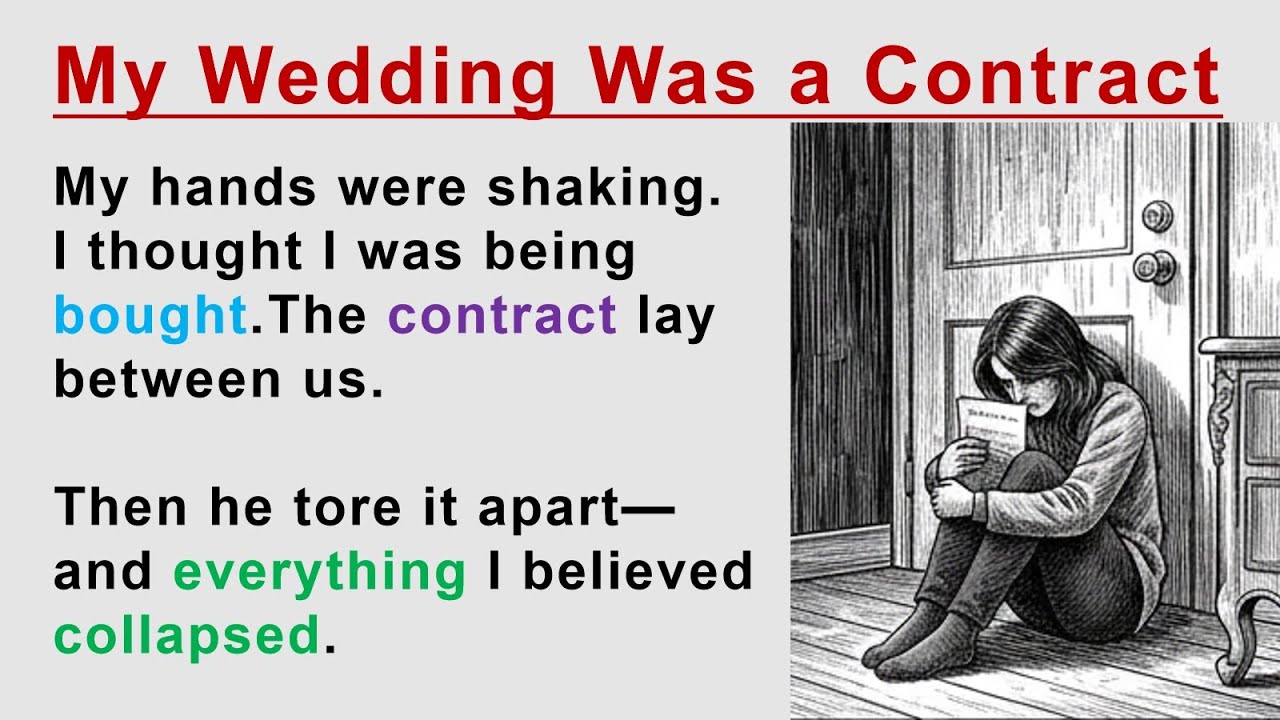 Learn English With Stories⭐️My Wedding is A Contract | Level 2 English Listening & Speaking Practice