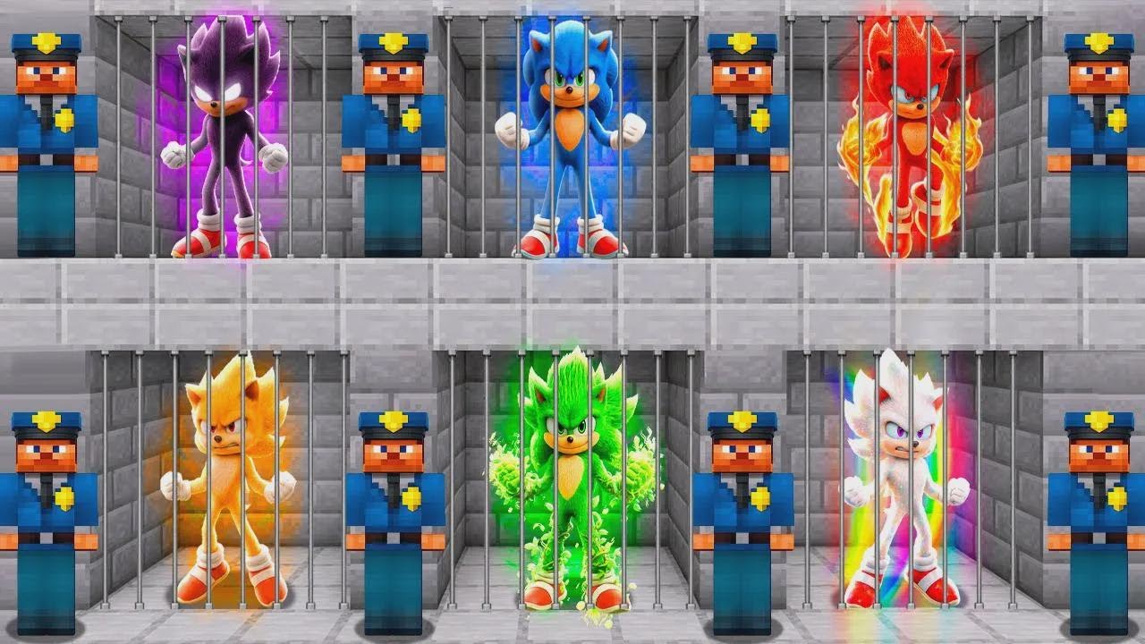 Vězení všech Sonicových proměn v Minecraftu – co se tam děje?!