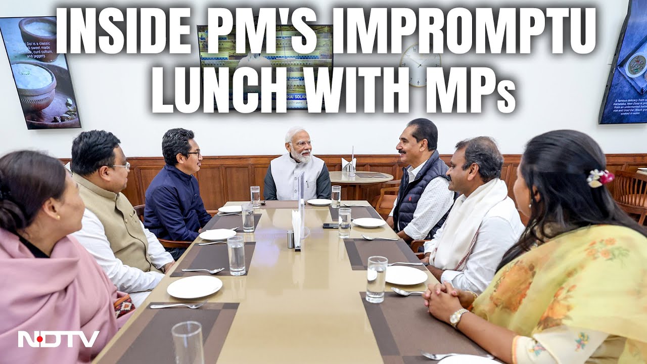 Inside PM's Impromptu Lunch With MPs At Parliament Canteen