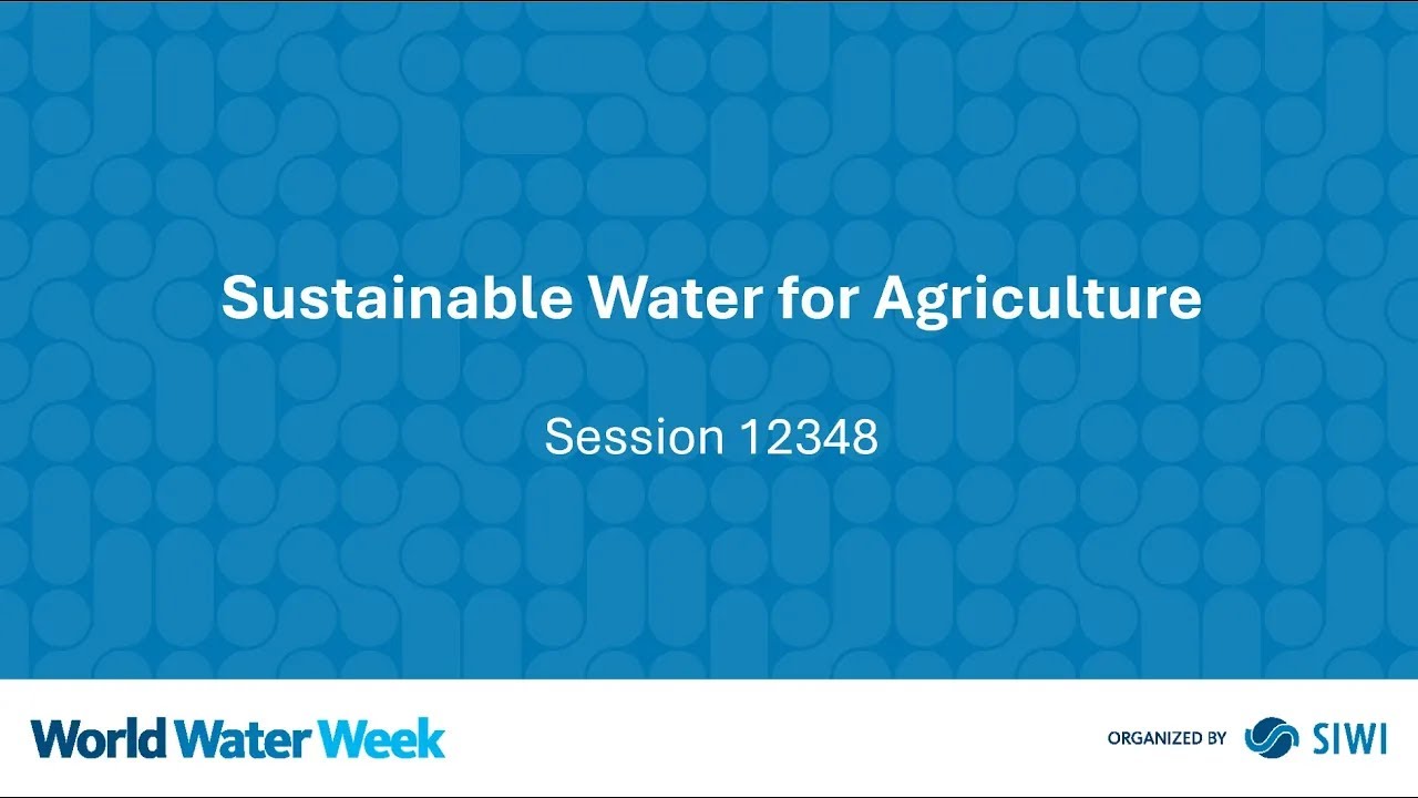 12348 Sustainable Water for Agriculture