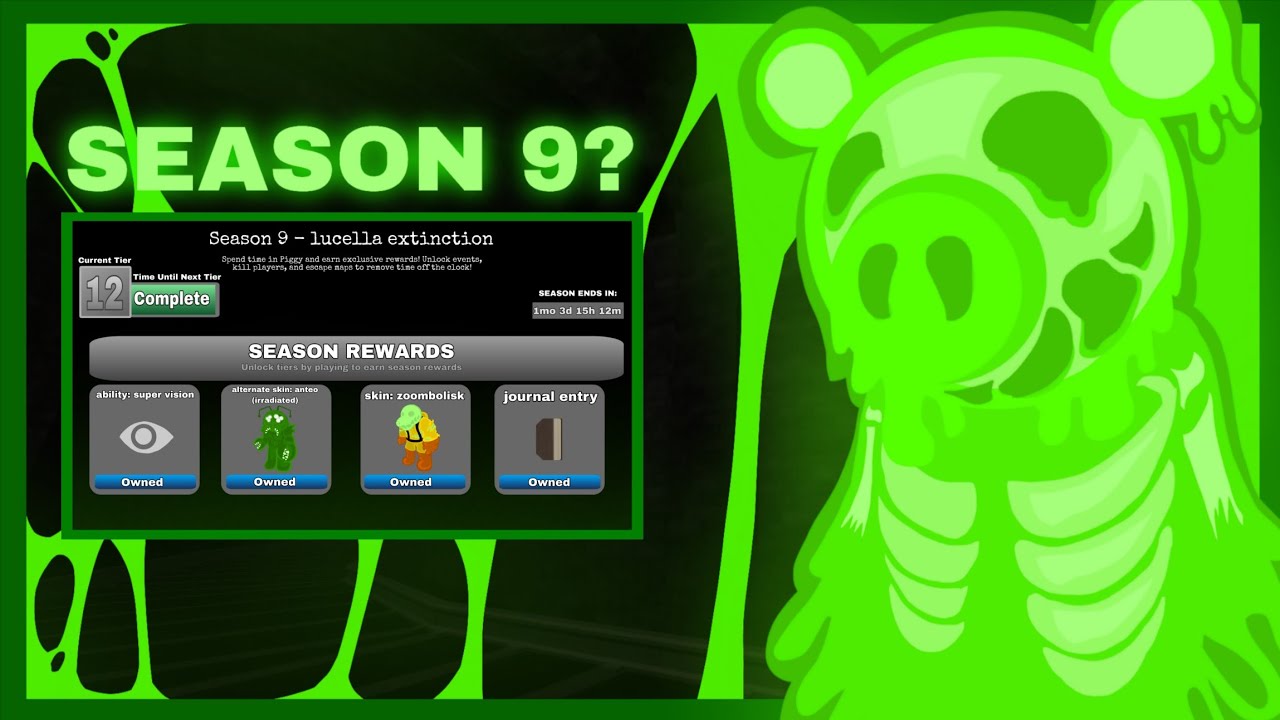 SEASON 9 LUCELLA EXTINCTION ☢️🧬 | PIGGY CONCEPT | ROBLOX