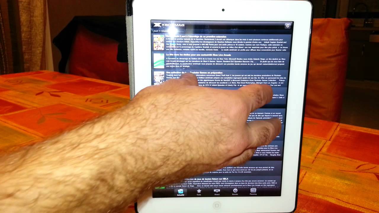 Conna&icirc;tre les gestes multit&acirc;ches sur IPad - multi-t&acirc;che tactile