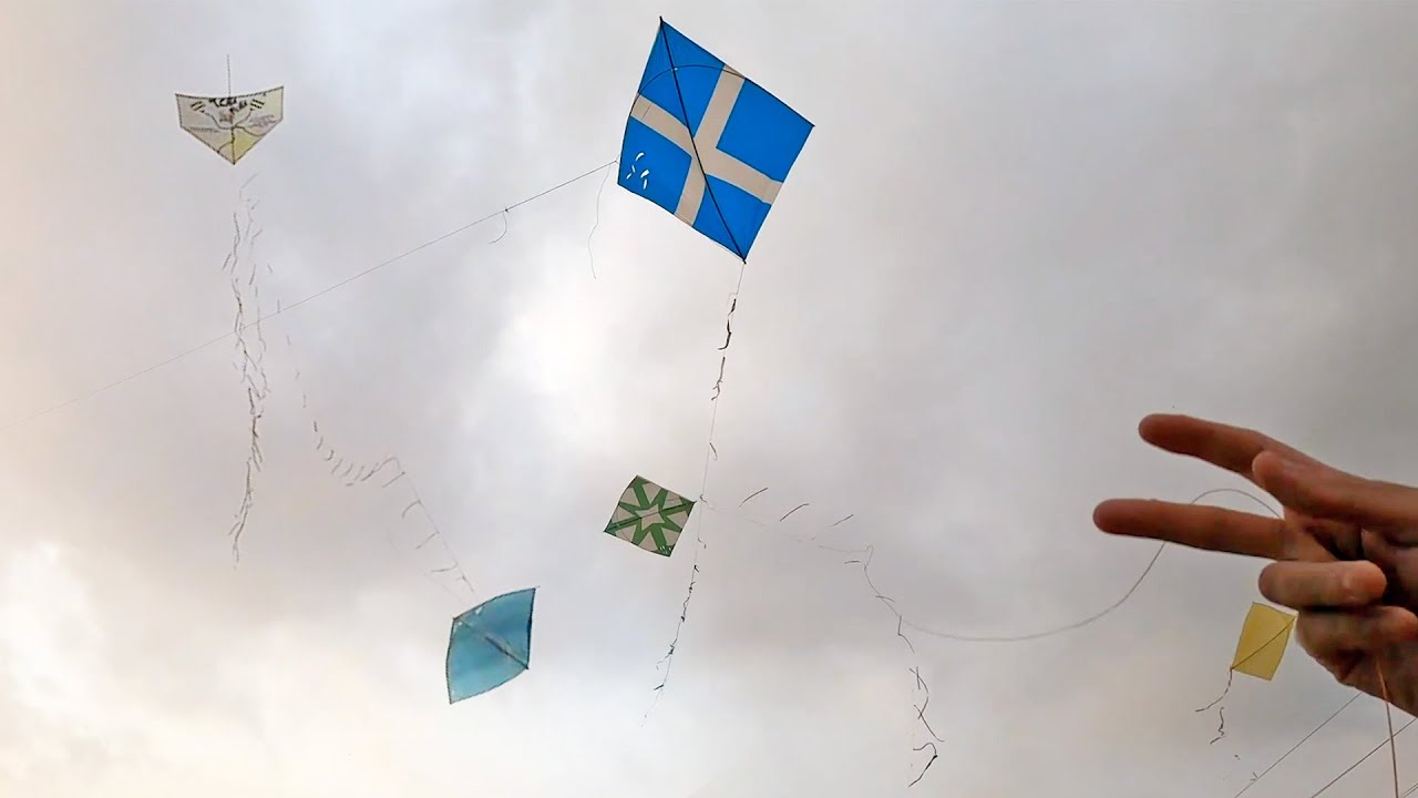 Empinei uma Pipa Pequena de uma Velocidade Impressionante