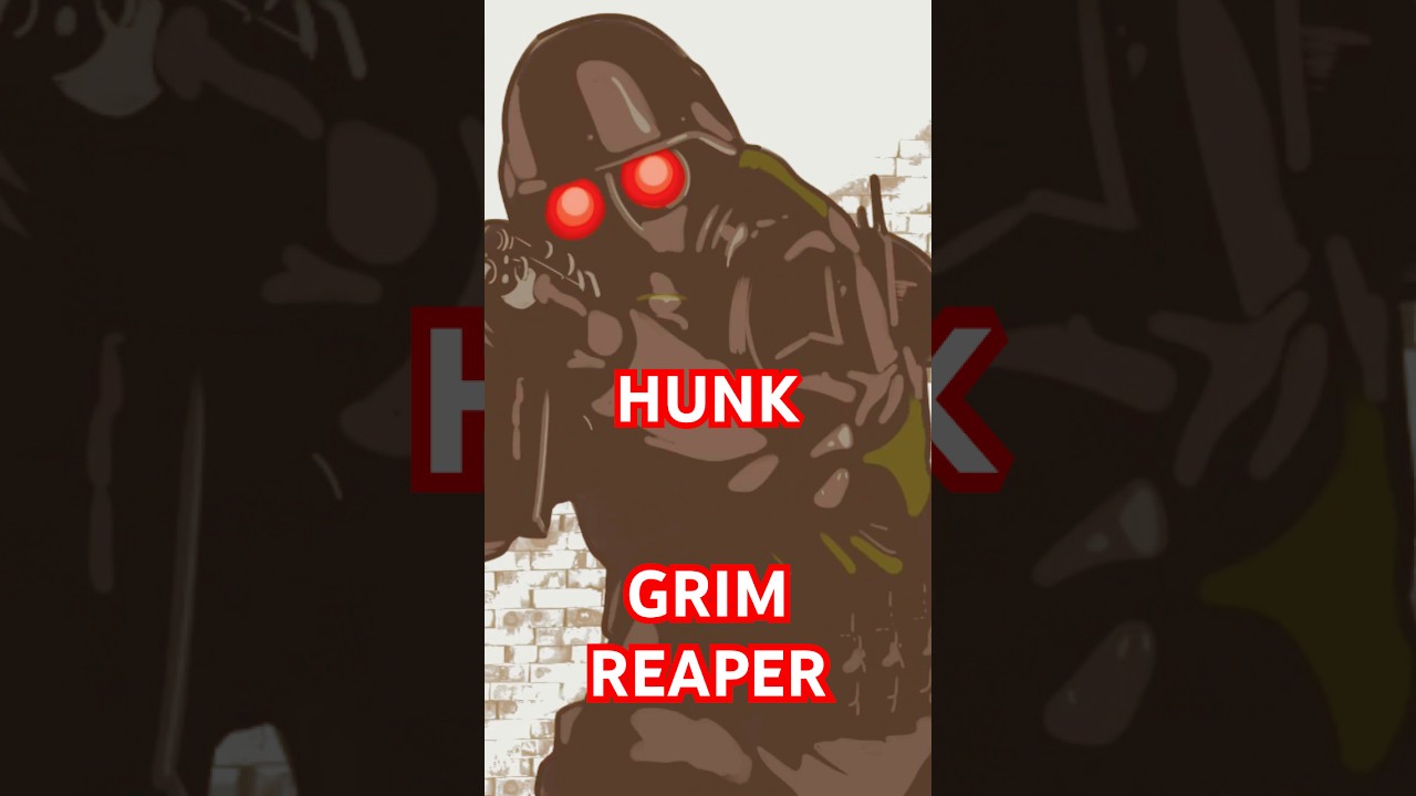 HUNK! #residentevil #hunk #death #foryou #art #badguy #umbrella #popart #artshorts #mrbad