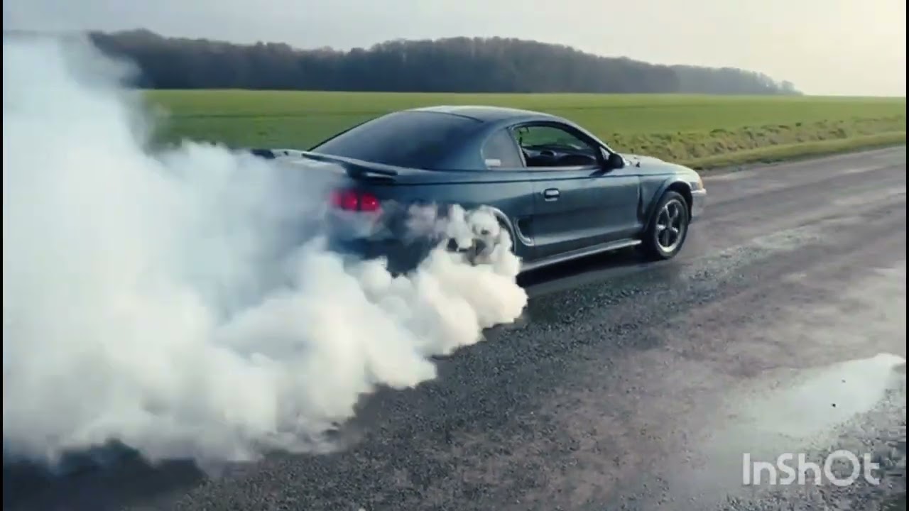 How to destroy tyres with a Ford Mustang GT